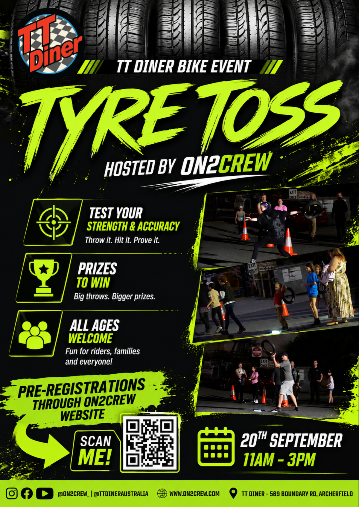 Tyre Toss on BIKE NIGHTS