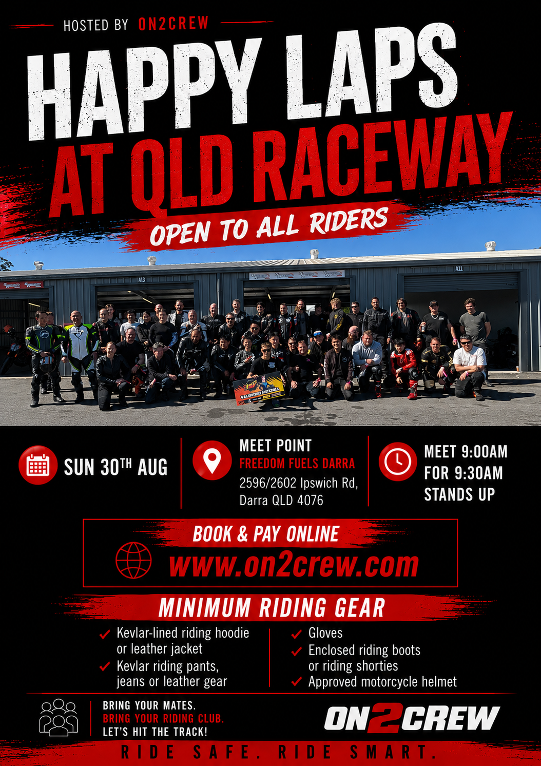 Happy Laps Sunday 30th August 2026