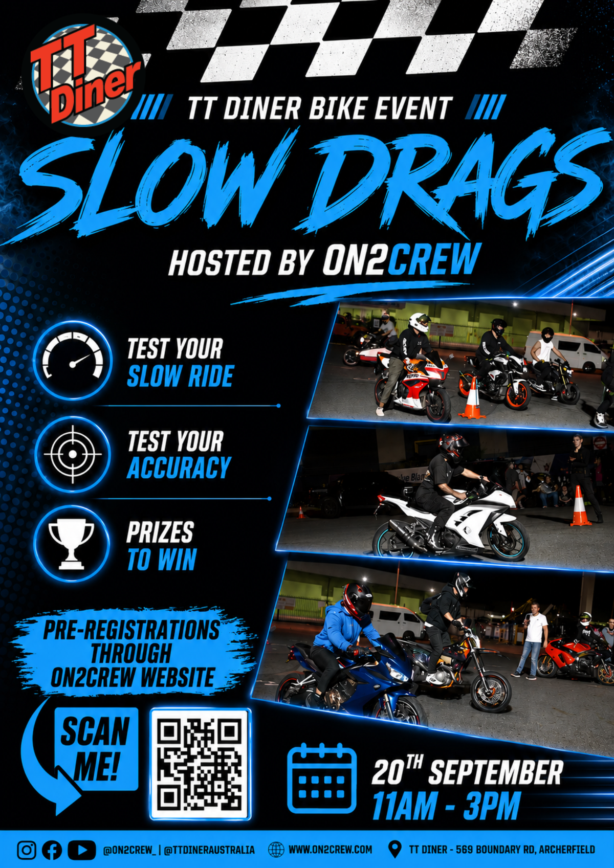 SLOW DRAGS on BIKE EVENTS