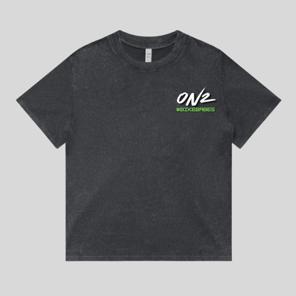 I Know I Ride Like a Girl, Try to Keep Up” Stone Wash Heavy Tee