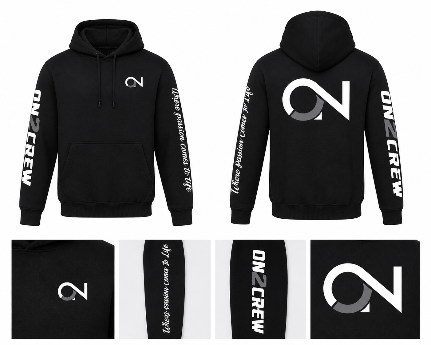 ON2CREW SIGNATURE PULL OVER HOODIE