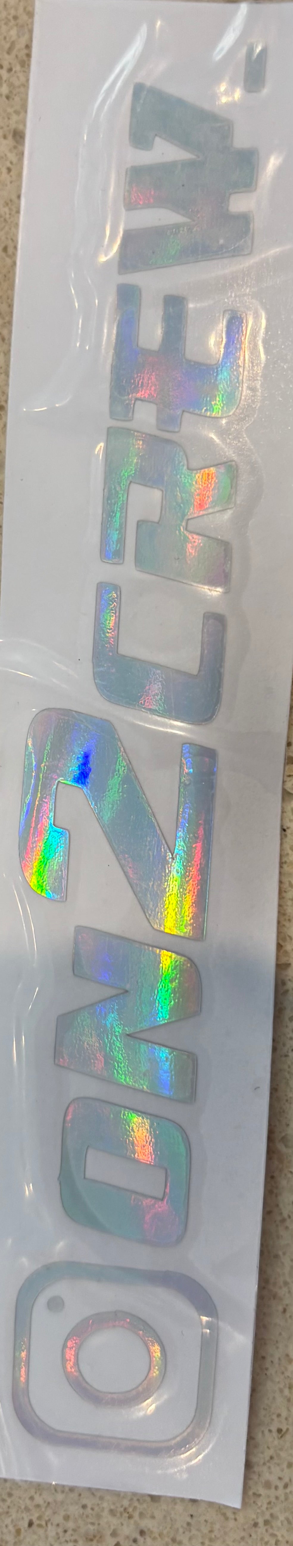 insta on2 holographic sticker