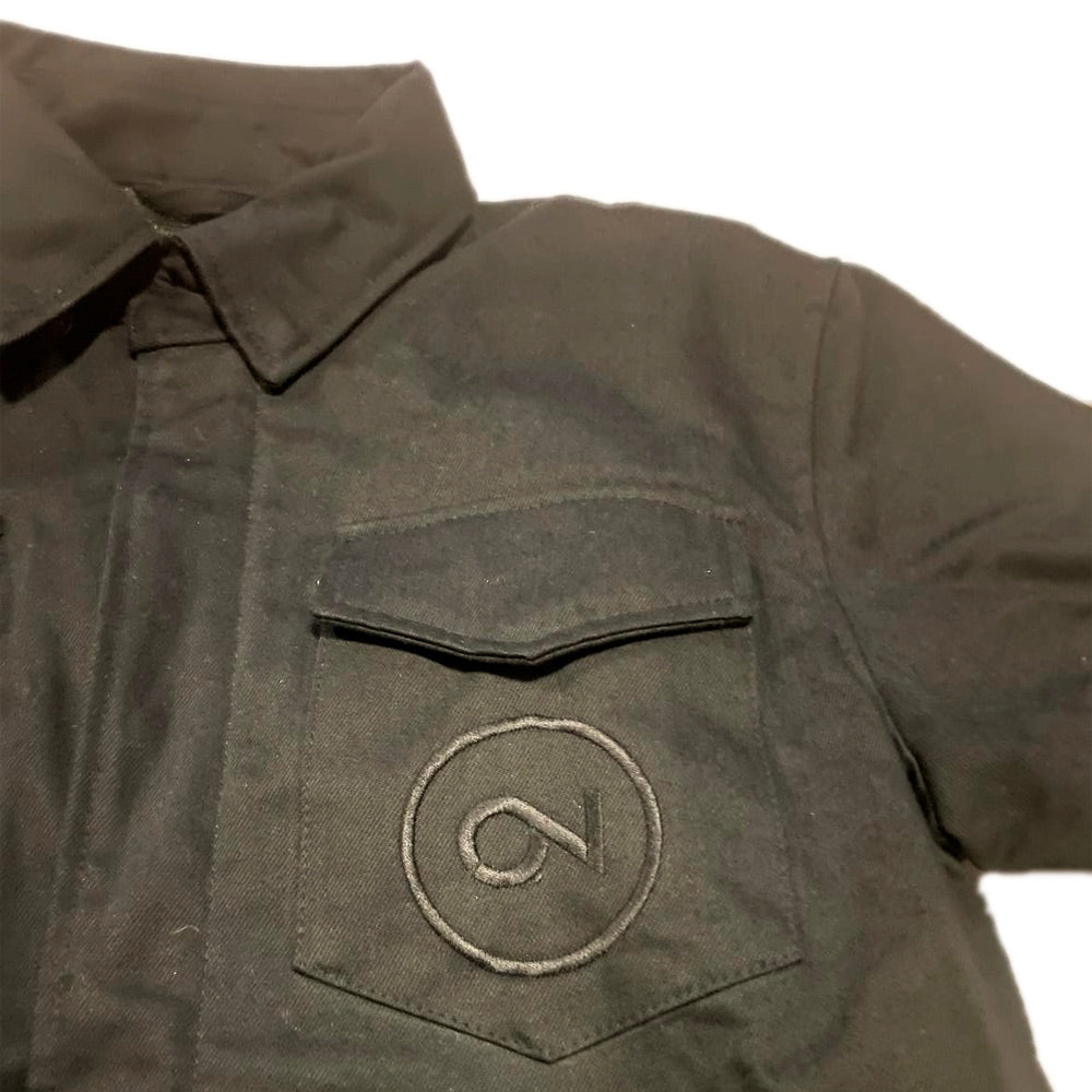 On2Crew Kevlar Denim Collared Shirt - Black