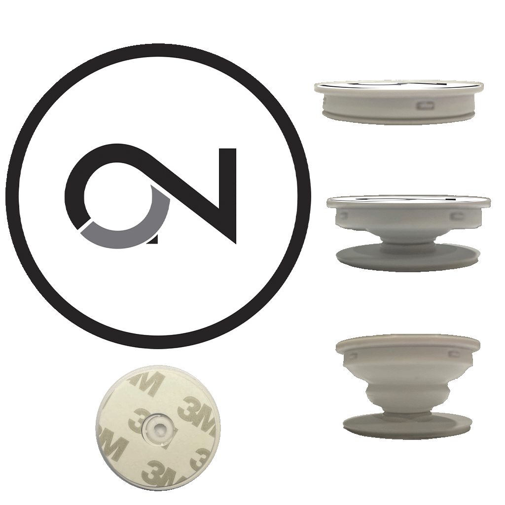 On2Crew Pop Socket White/Black